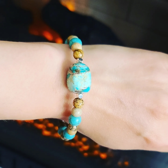 Imperial Jasper Bracelet - Picture 3 of 4